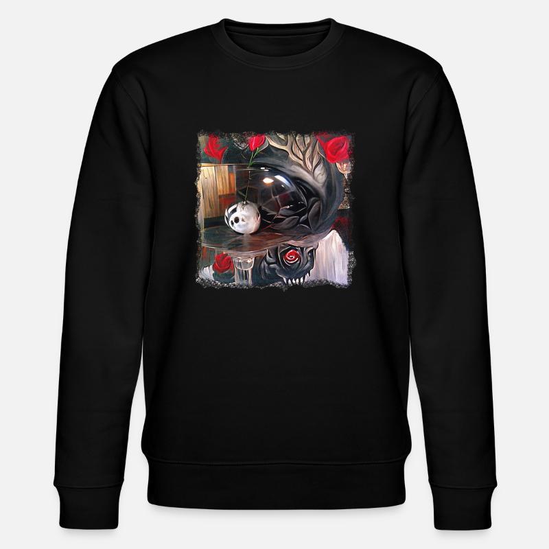 Dämonisches Tischritual - Stanley/Stella Unisex Bio-Sweatshirt CHANGER  - Schwarz