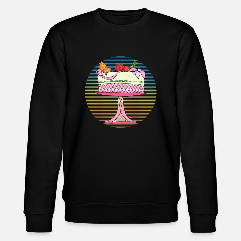 Kuchen - Stanley/Stella Unisex Bio-Sweatshirt CHANGER  - Schwarz