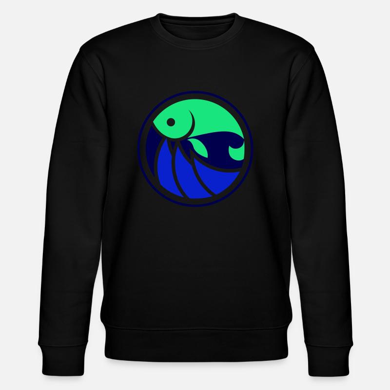 pêche pêche - Sweat bio CHANGER Stanley/Stella Unisexe - noir