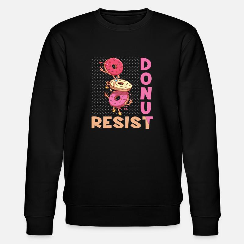 Donut Resist - Stanley/Stella Unisex Bio-Sweatshirt CHANGER  - Schwarz