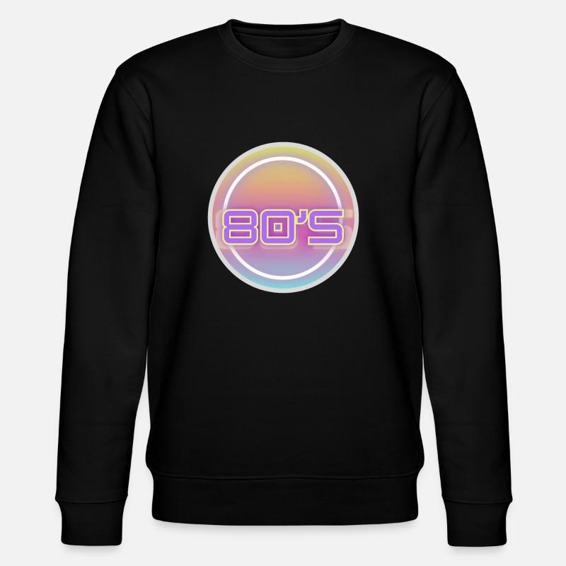 80s - Stanley/Stella Unisex Bio-Sweatshirt CHANGER  - Schwarz