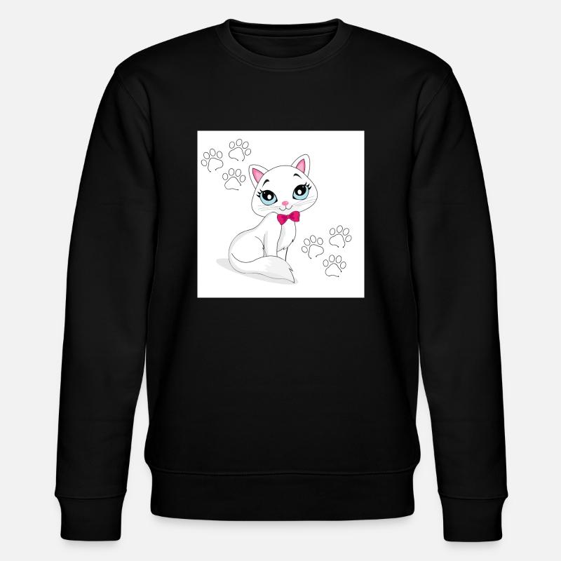 Chat - Sweat bio CHANGER Stanley/Stella Unisexe - noir