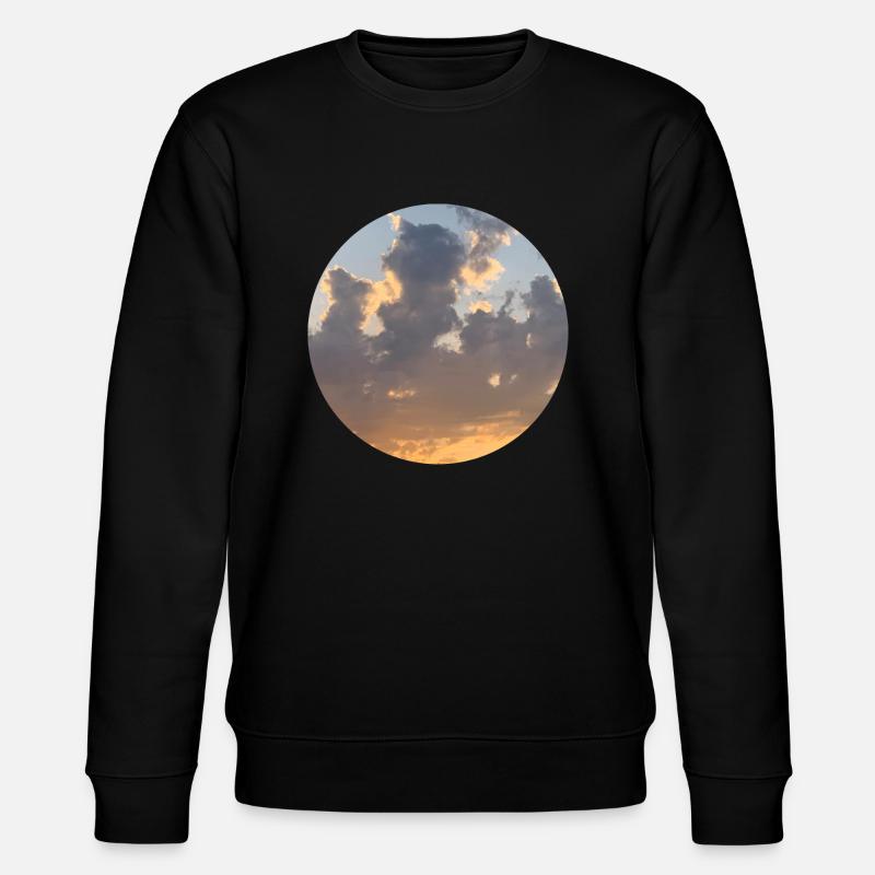 Wolkenfarbverlauf - Stanley/Stella Unisex Bio-Sweatshirt CHANGER  - Schwarz