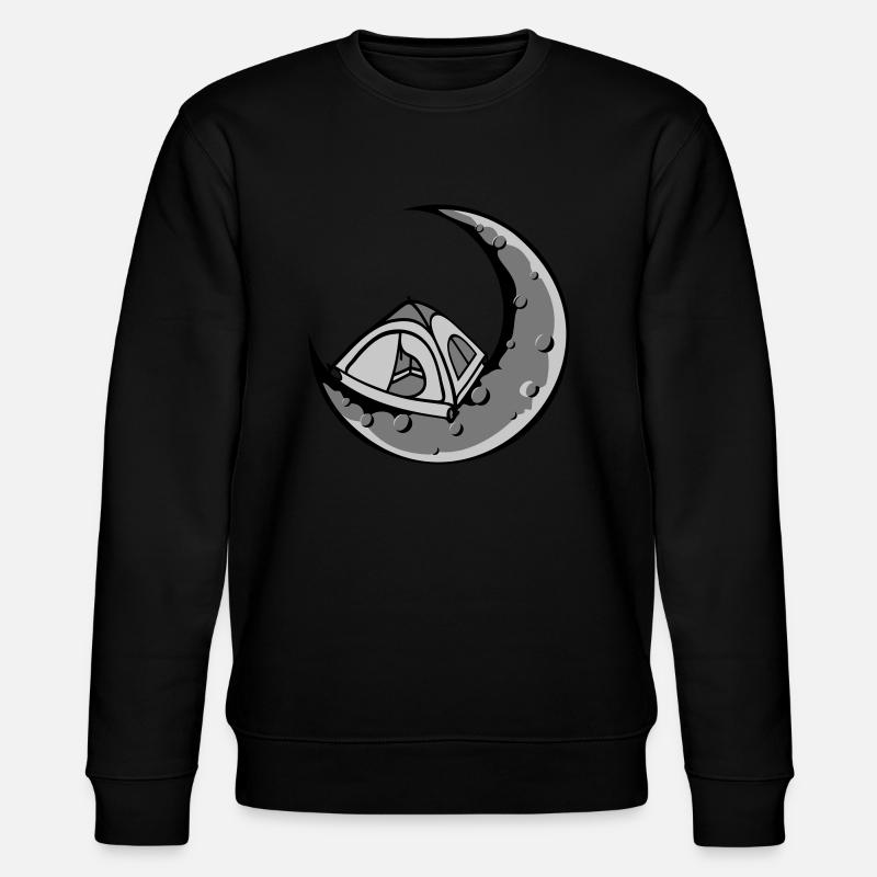 Espace tente de camping Moon - Sweat bio CHANGER Stanley/Stella Unisexe - noir