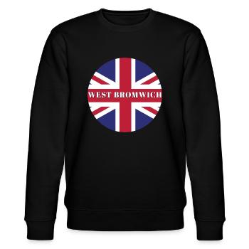 West Bromwich - Stanley/Stella CHANGER Unisex Organic Sweatshirt - black - Front - Nik (191cm) & Marisol (170cm)