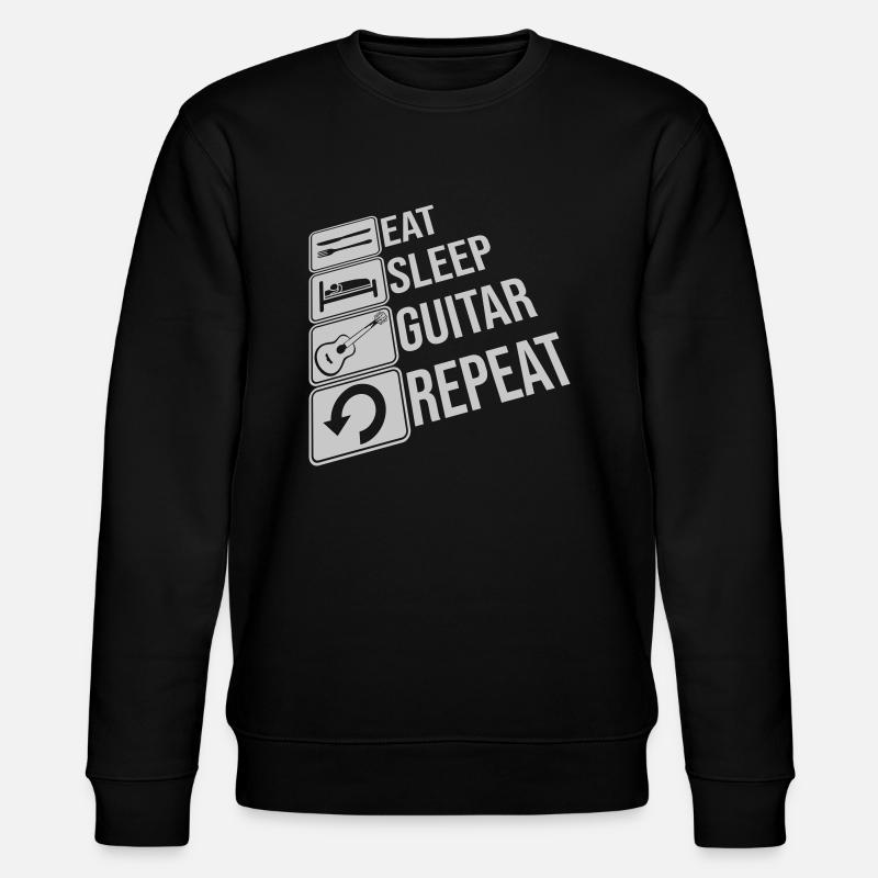 Rock Eat Sleep Répéter - Sweat bio CHANGER Stanley/Stella Unisexe - noir