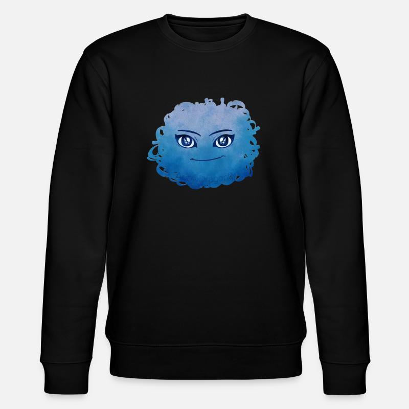 Petit Monstre pelote n°11 – bleu - Sweat bio CHANGER Stanley/Stella Unisexe - noir