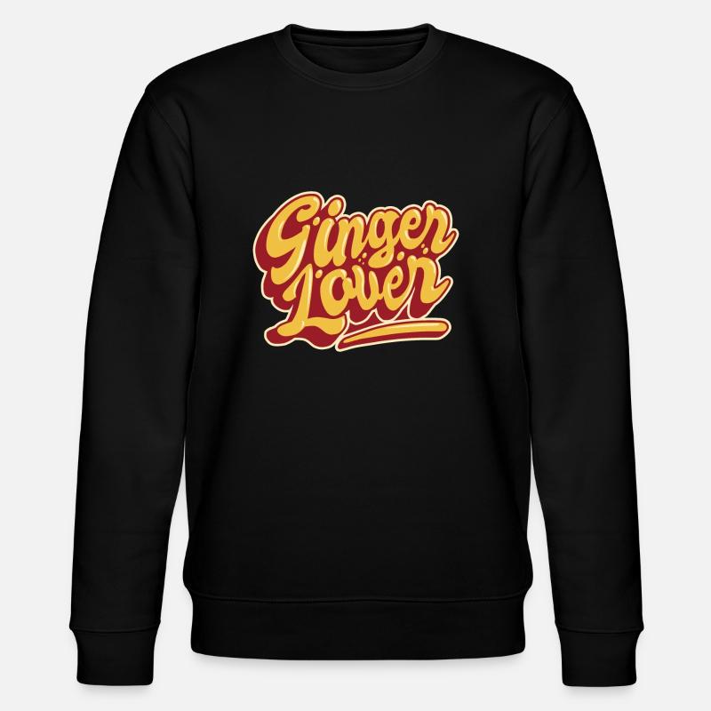 Ginger Lover - Stanley/Stella Unisex Bio-Sweatshirt CHANGER  - Schwarz