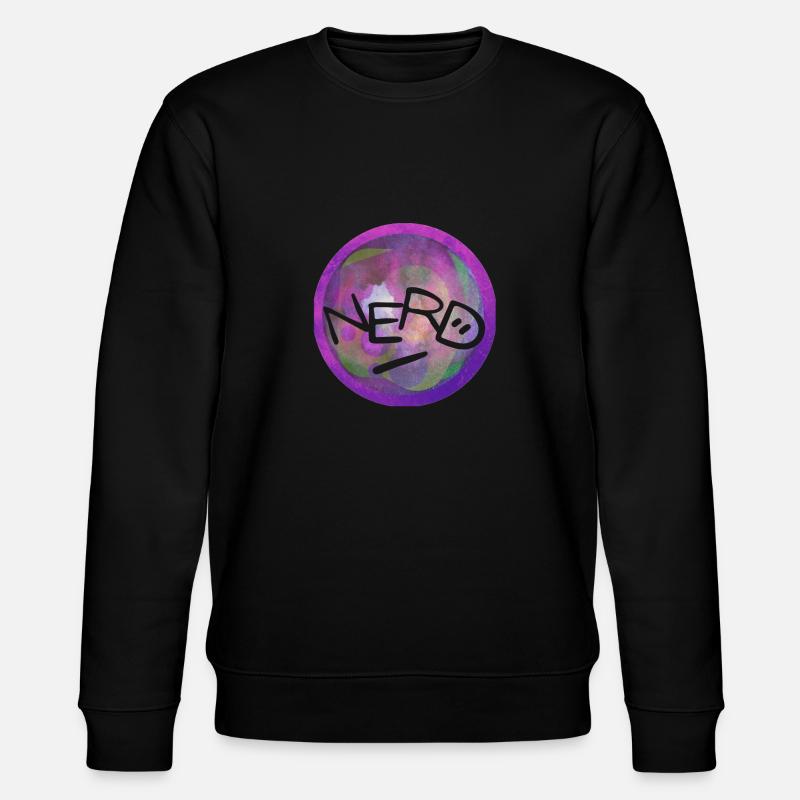 NERD - Stanley/Stella Unisex Bio-Sweatshirt CHANGER  - Schwarz