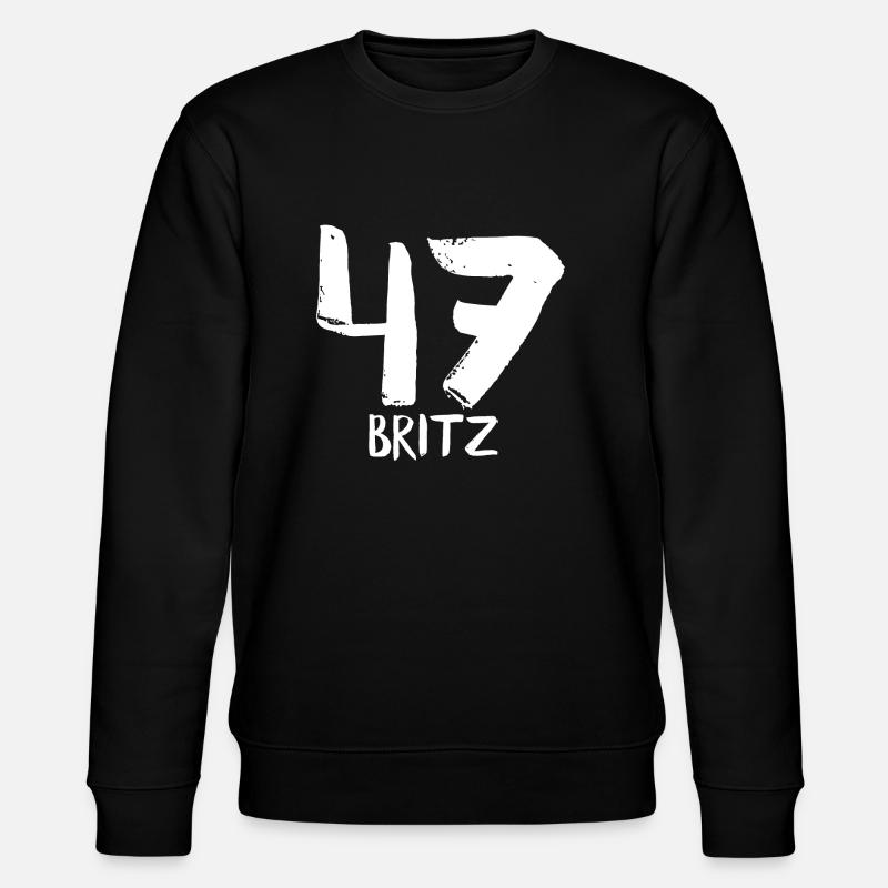 47 britz Berlin - Stanley/Stella Unisex Bio-Sweatshirt CHANGER - Schwarz