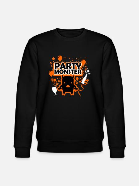 Partymonster orange - Stanley/Stella Unisex Bio-Sweatshirt CHANGER - Schwarz