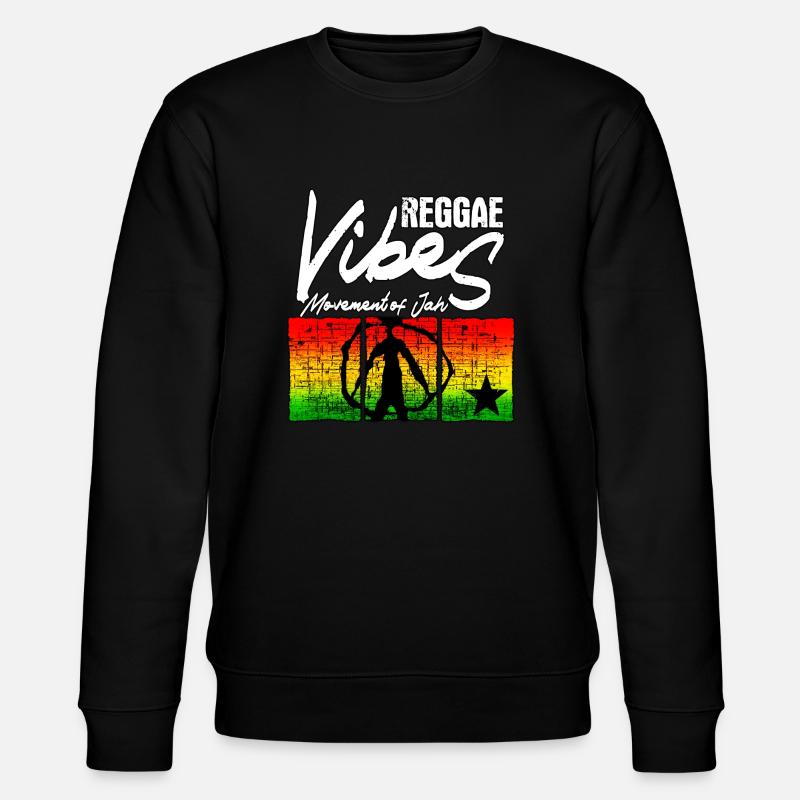 Reggae vibes int. - Stanley/Stella Unisex Bio-Sweatshirt CHANGER  - Schwarz