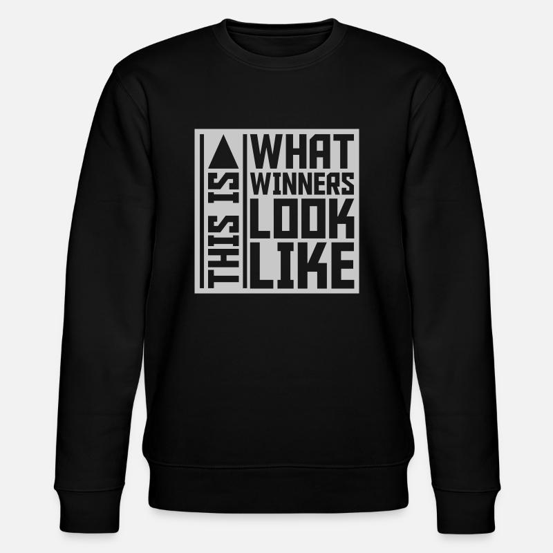 What Winners Look Like - Stanley/Stella CHANGER Unisex Organic Sweatshirt - black