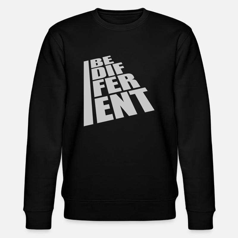 Be different Logo Design - Stanley/Stella Unisex Bio-Sweatshirt CHANGER  - Schwarz