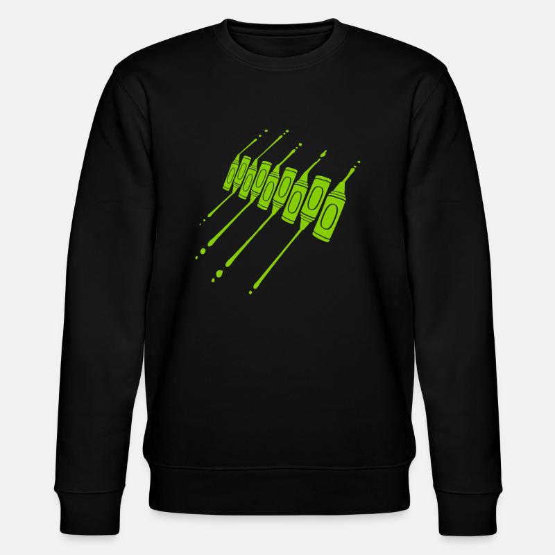 Wax crayons drop crayons cool - Stanley/Stella CHANGER Unisex Organic Sweatshirt - black