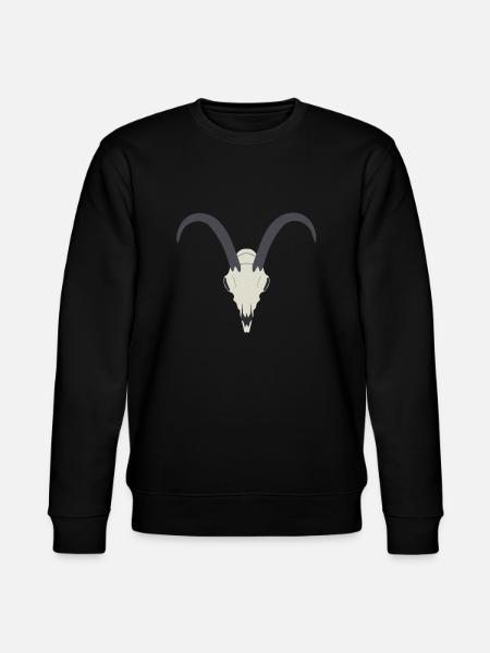 Korsischer Ziegenschädel - Stanley/Stella Unisex Bio-Sweatshirt CHANGER  - Schwarz