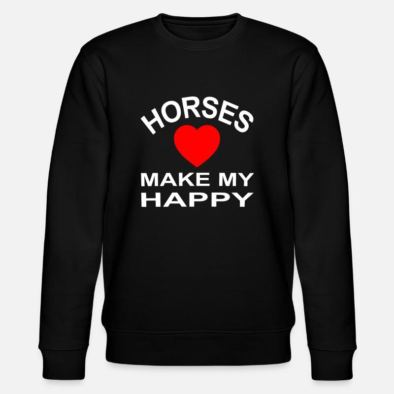 Chevaux - Sweat bio CHANGER Stanley/Stella Unisexe - noir