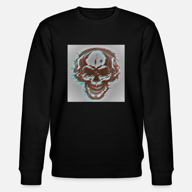 skull - Stanley/Stella Unisex Bio-Sweatshirt CHANGER  - Schwarz