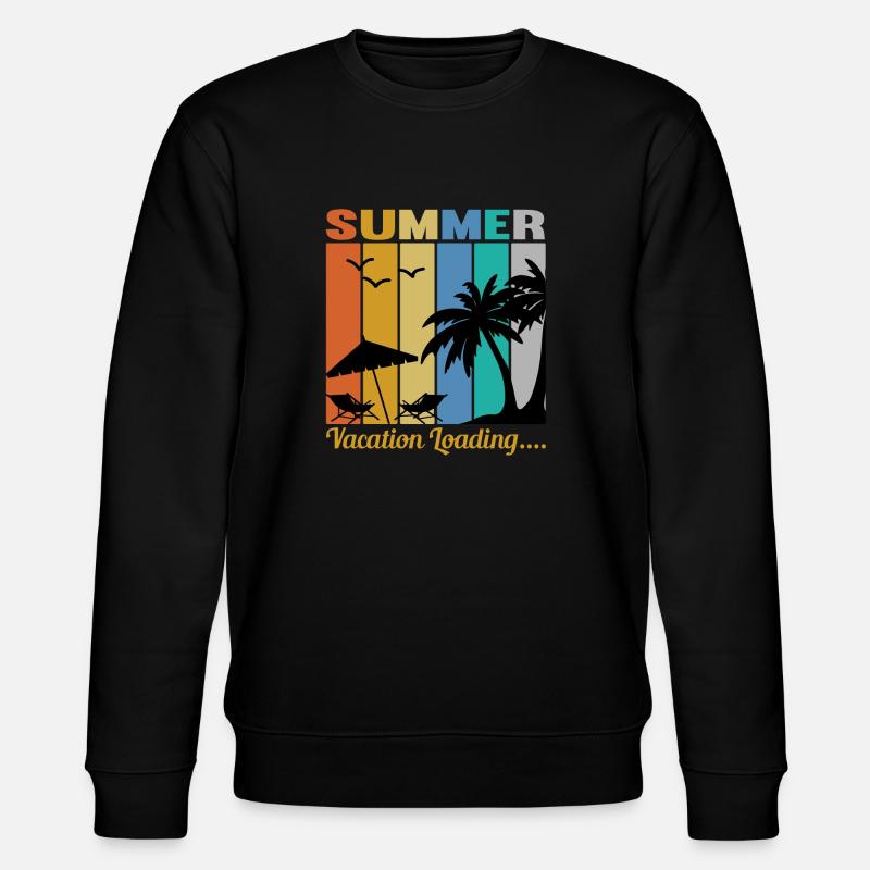 Vacances d’été Chargement... - Sweat bio CHANGER Stanley/Stella Unisexe - noir