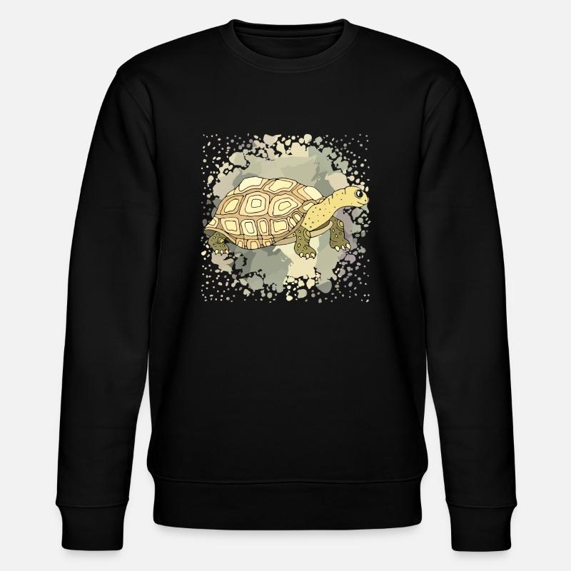 Schildkröte - Stanley/Stella Unisex Bio-Sweatshirt CHANGER - Schwarz