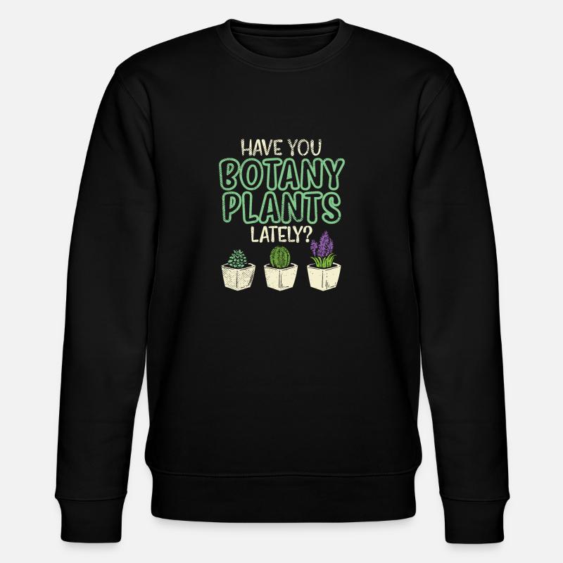 Botanische Pflanzen - Stanley/Stella Unisex Bio-Sweatshirt CHANGER  - Schwarz
