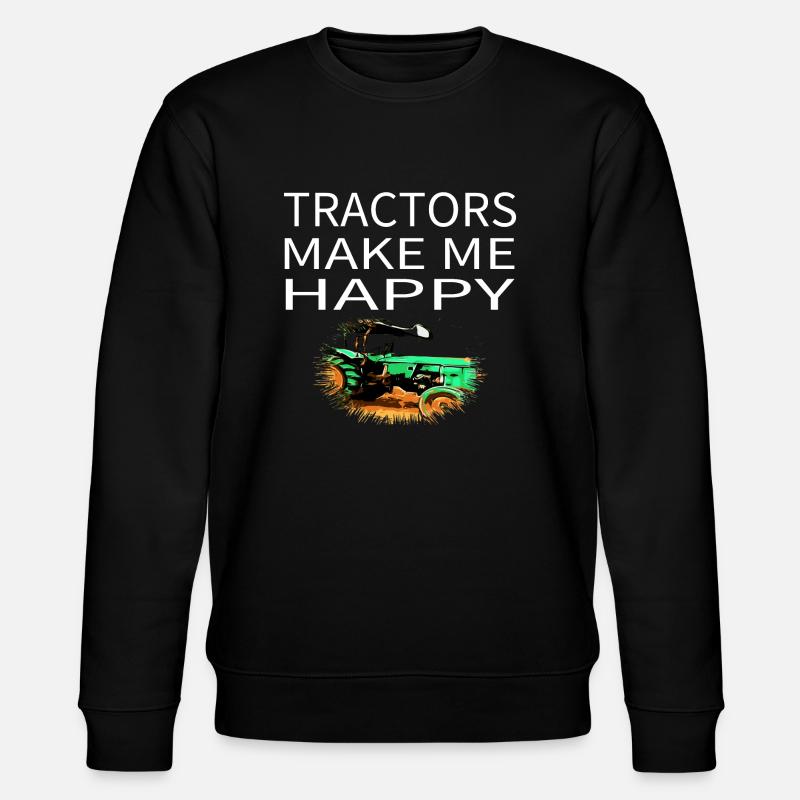 Traktor - Stanley/Stella Unisex Bio-Sweatshirt CHANGER  - Schwarz