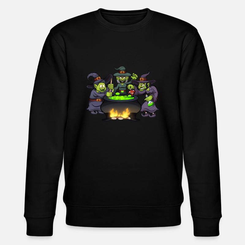 Halloween Hexen - Stanley/Stella Unisex Bio-Sweatshirt CHANGER  - Schwarz