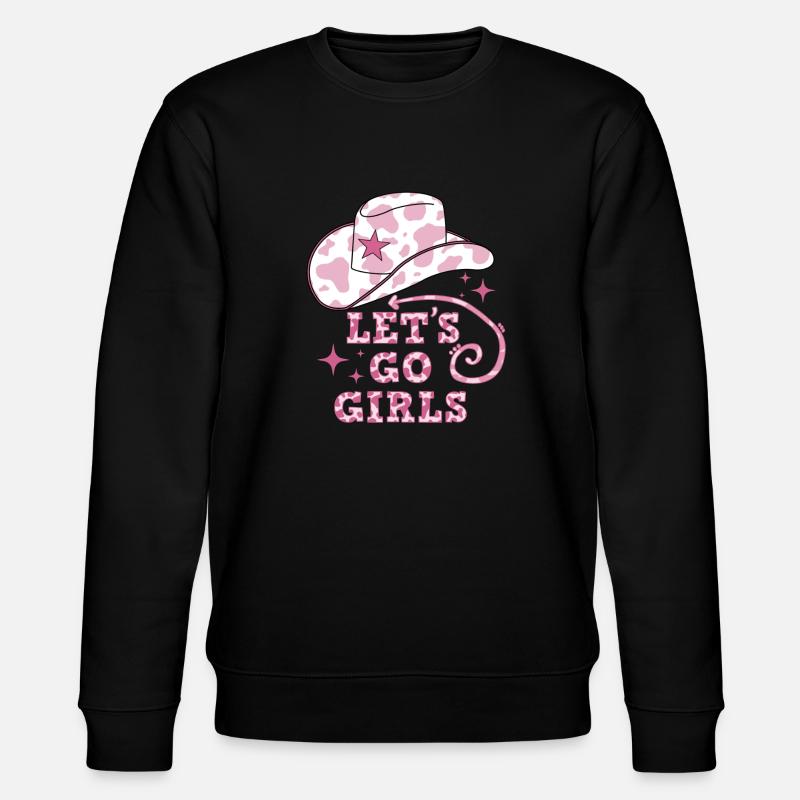Let's Go Mädchen - Stanley/Stella Unisex Bio-Sweatshirt CHANGER  - Schwarz