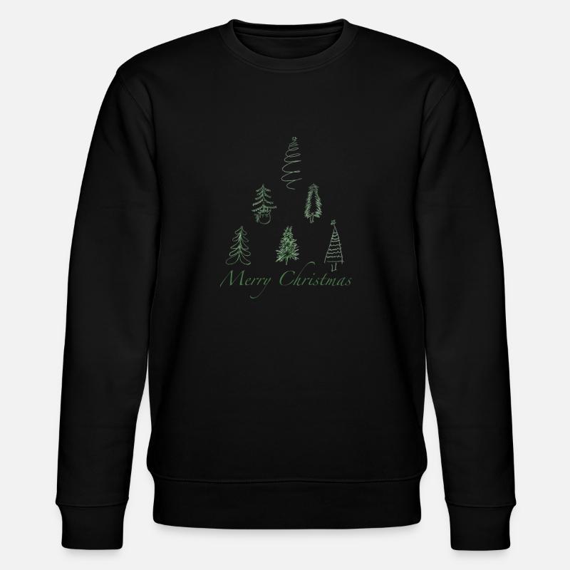 Merry Christmas - Stanley/Stella Unisex Bio-Sweatshirt CHANGER  - Schwarz