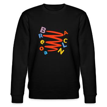 Colourful Barcelona - Stanley/Stella CHANGER Unisex Organic Sweatshirt - black - Front - Nik (191cm) & Marisol (170cm)