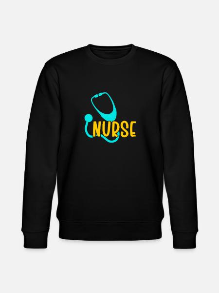 Nurse 05 01 - Stanley/Stella CHANGER Unisex Organic Sweatshirt - black
