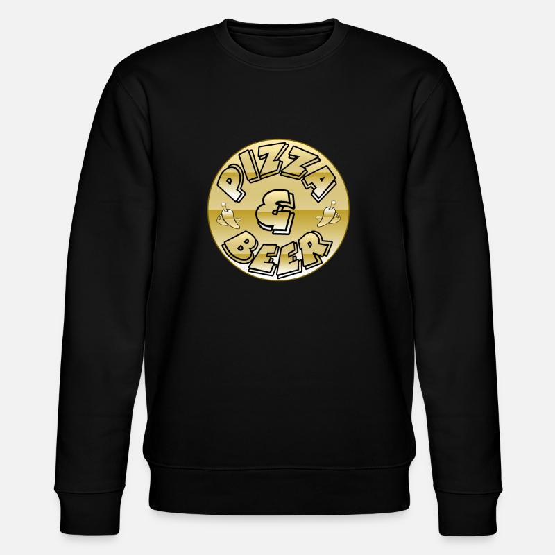 Pizza - Stanley/Stella CHANGER Unisex Organic Sweatshirt - black