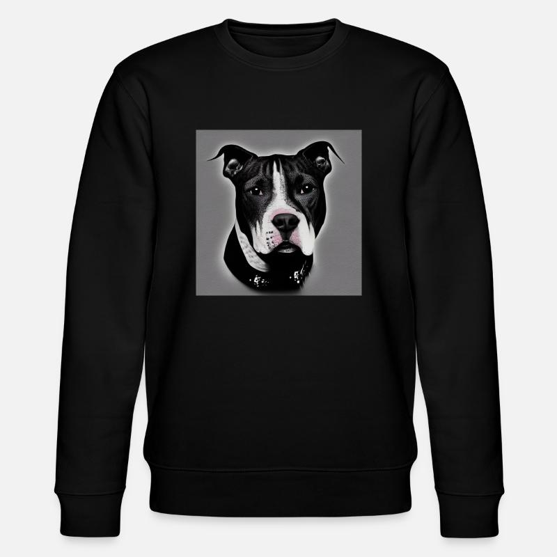Hund bester Freund - Stanley/Stella Unisex Bio-Sweatshirt CHANGER  - Schwarz