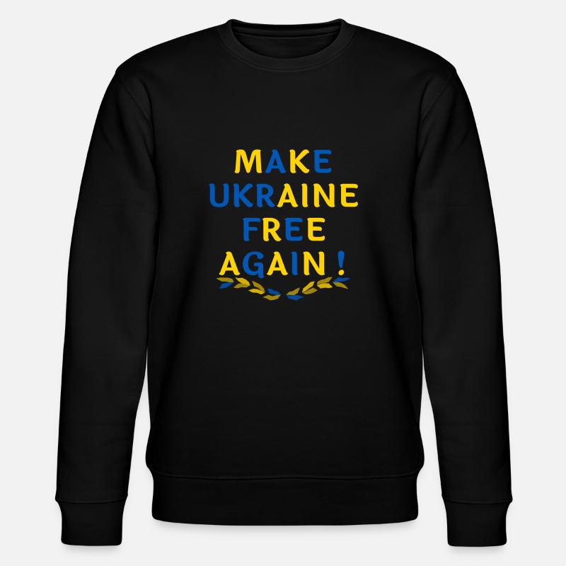 Ukraine - Sweat bio CHANGER Stanley/Stella Unisexe - noir