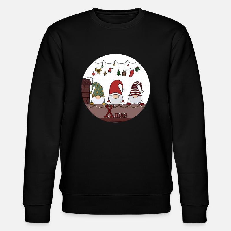 Weihnachten - Stanley/Stella Unisex Bio-Sweatshirt CHANGER  - Schwarz