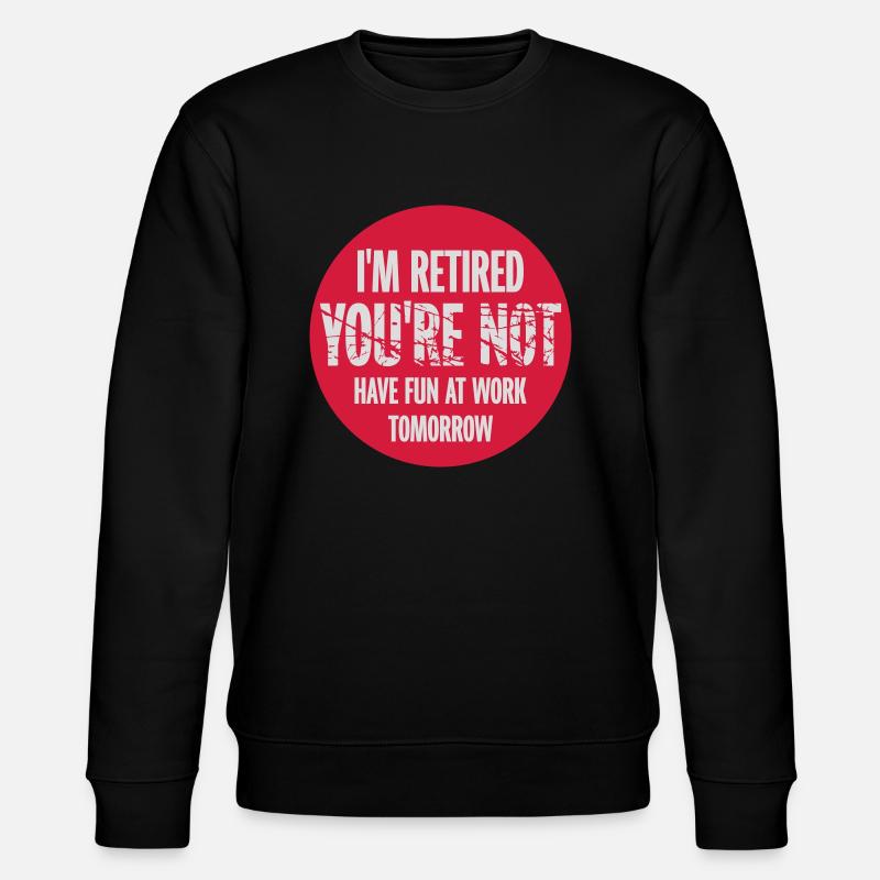 have fun at work - Stanley/Stella CHANGER Unisex Organic Sweatshirt - black