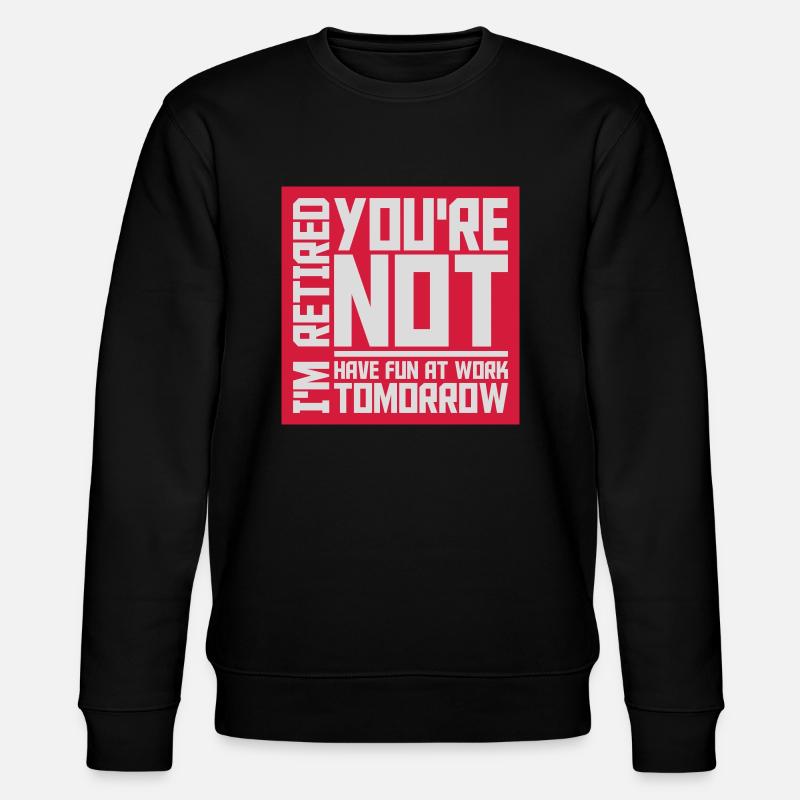 have fun at work - Stanley/Stella Unisex Bio-Sweatshirt CHANGER  - Schwarz