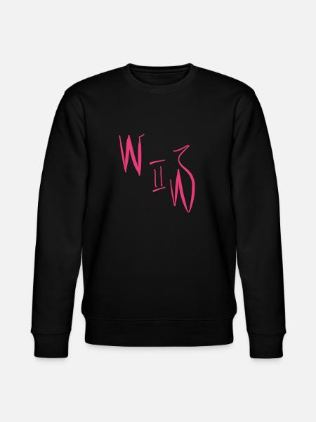 Abstraction violette - Sweat bio CHANGER Stanley/Stella Unisexe - noir