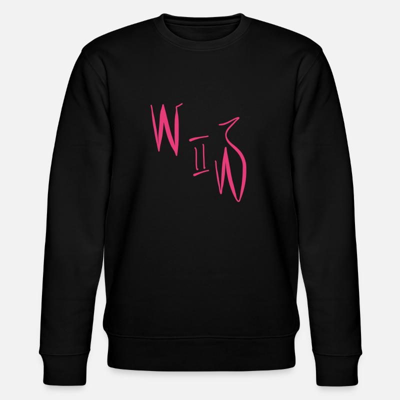 Abstraction violette - Sweat bio CHANGER Stanley/Stella Unisexe - noir