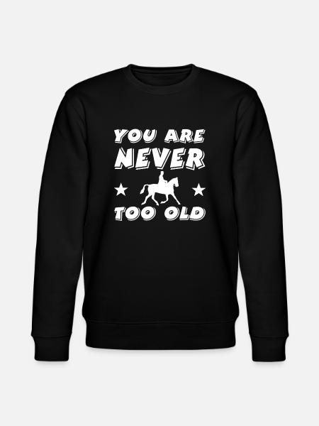 Horses - Stanley/Stella CHANGER Unisex Organic Sweatshirt - black