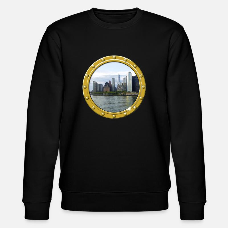 New York-Manhattan - Stanley/Stella Unisex Bio-Sweatshirt CHANGER  - Schwarz
