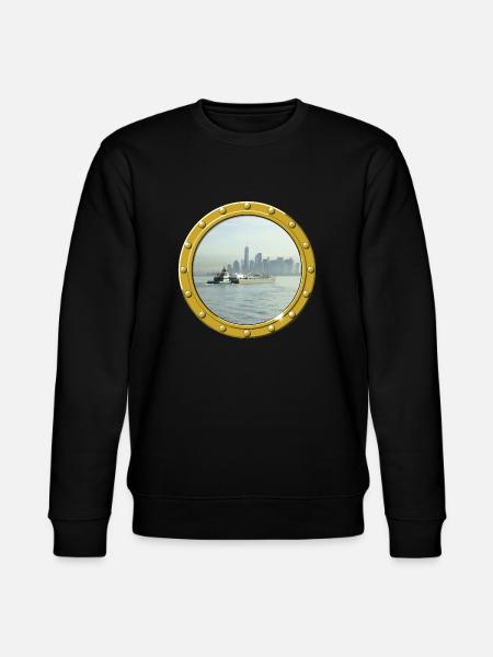 New York-Upper Bay - Stanley/Stella CHANGER Unisex Organic Sweatshirt - black