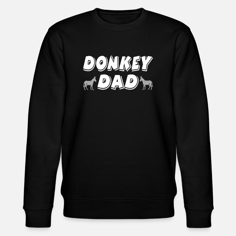 Âne - Sweat bio CHANGER Stanley/Stella Unisexe - noir