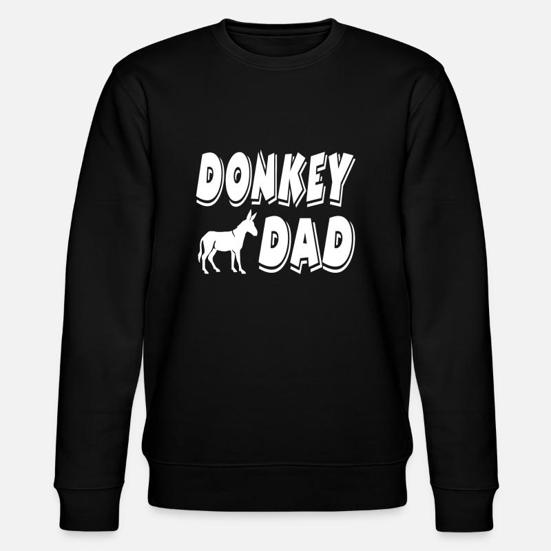 Donkey - Stanley/Stella CHANGER Unisex Organic Sweatshirt - black