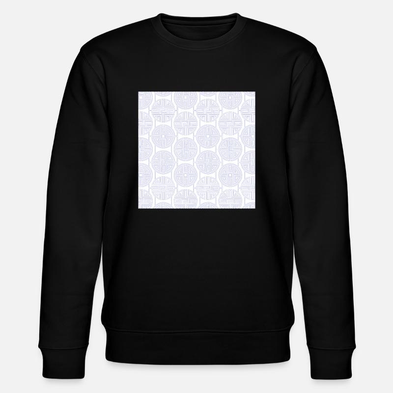 Chinese pattern - Stanley/Stella CHANGER Unisex Organic Sweatshirt - black