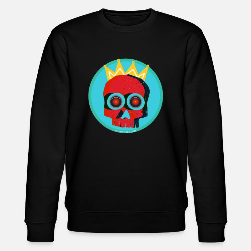 skull - Stanley/Stella Unisex Bio-Sweatshirt CHANGER  - Schwarz