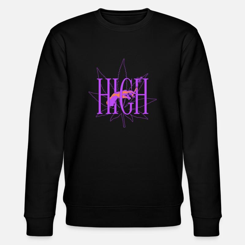 High like Da Vinci - Stanley/Stella Unisex Bio-Sweatshirt CHANGER  - Schwarz