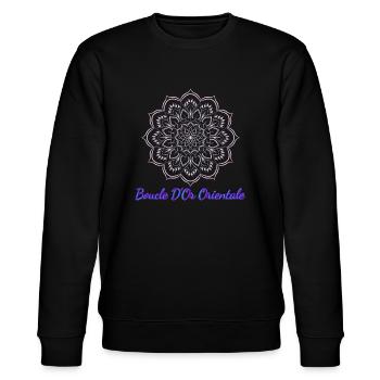 WAWJ Boucle d'or Rose Fall Winter 2022 - Sweat bio CHANGER Stanley/Stella Unisexe - noir - Devant - Nik (191cm) & Marisol (170cm)