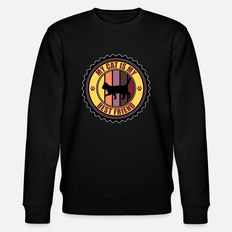 Chat - Sweat bio CHANGER Stanley/Stella Unisexe - noir