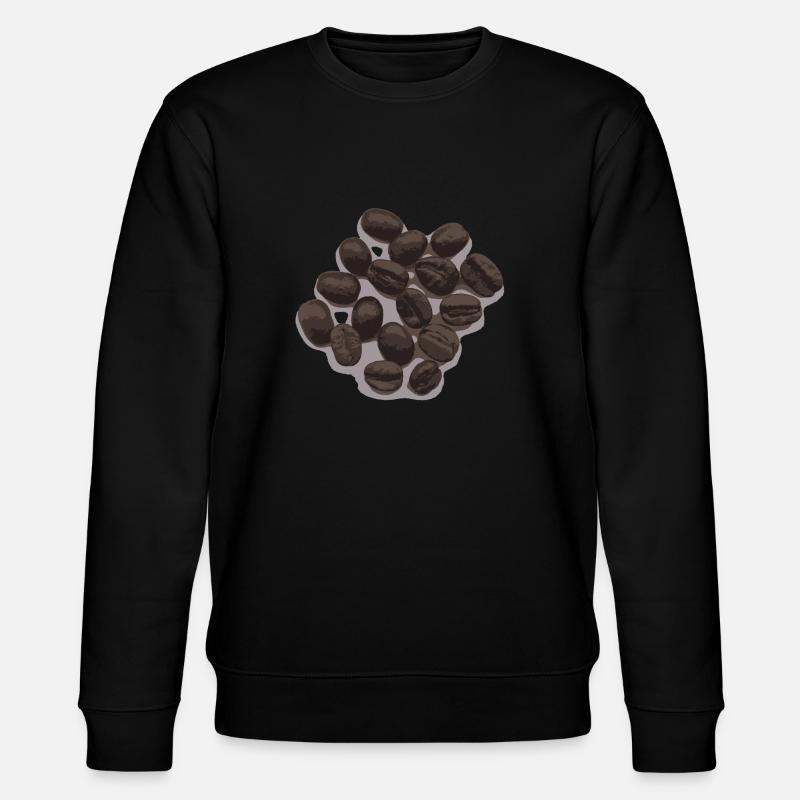 Ein paar Kaffeebohnen - Stanley/Stella Unisex Bio-Sweatshirt CHANGER  - Schwarz